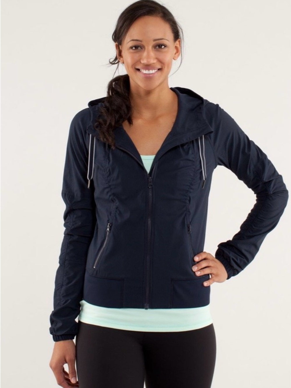 Lululemon Street To Studio Jacket Inkwell Active Zip Jacket